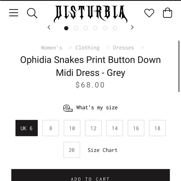 Disturbia snake print midi dress - Picture 7 of 7